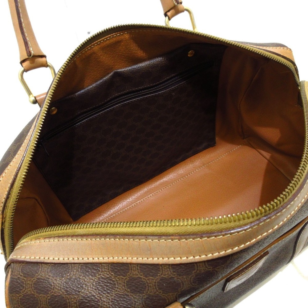 Celine Macadam Pattern Handbag Brown - image 7